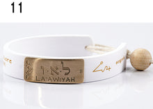 Carica l'immagine nel visualizzatore di Gallery, 11) LA'AWIYAH I - 11 a 16 Maggio, bracciale caucciù piastrina bronzo