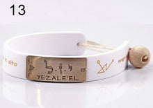 Carica l'immagine nel visualizzatore di Gallery, 13) YEZALE’EL - 21 a 26 Maggio, bracciale caucciù piastrina bronzo