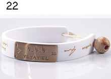 Carica l'immagine nel visualizzatore di Gallery, 22) YEYAY'EL - 8 a 12 Luglio, bracciale caucciù piastrina bronzo