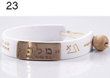 Carica l'immagine nel visualizzatore di Gallery, 23) MILAHE'EL - 13 a 18 Luglio, bracciale caucciù piastrina bronzo