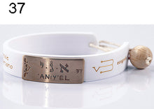 Carica l'immagine nel visualizzatore di Gallery, 37) ’ANIY’EL - 24 a 29 Settembre, bracciale caucciù piastrina bronzo
