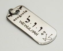 Carica l'immagine nel visualizzatore di Gallery, 43) WEWULIYAH - 23 a 28 Ottobre - Pendente acciaio, pendente acciaio