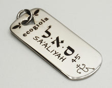 Carica l'immagine nel visualizzatore di Gallery, 45) SA’ALIYAH - 3 a 7 Novembre - Pendente acciaio, pendente acciaio