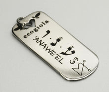 Carica l'immagine nel visualizzatore di Gallery, 63) ANAWE’EL - 1° a 4 Febbraio - Pendente acciaio, pendente acciaio