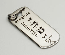 Carica l'immagine nel visualizzatore di Gallery, 64) MEHIY’EL - 4 a 9 Febbraio - Pendente acciaio, pendente acciaio