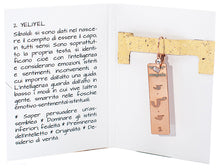 Carica l'immagine nel visualizzatore di Gallery, 02) YELIY’EL - 26 a 31 Marzo - Orecchino in bronzo satinato, orecchino bronzo satinato