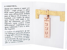 Carica l'immagine nel visualizzatore di Gallery, 08) KAHETHE’EL - 25 a 30 Aprile - Orecchino in bronzo satinato, orecchino bronzo satinato