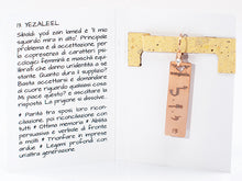 Carica l'immagine nel visualizzatore di Gallery, 13) YEZALE’EL - 21 a 26 Maggio - Orecchino in bronzo satinato, orecchino bronzo satinato