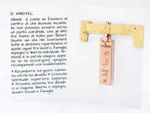 Carica l'immagine nel visualizzatore di Gallery, 15) HARIY’EL - 1° a 6 Giugno - Orecchino in bronzo satinato, orecchino bronzo satinato