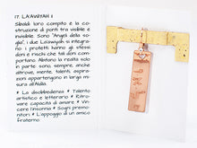 Carica l'immagine nel visualizzatore di Gallery, 17) LA'AWIYAH II- 11 a 16 Giugno - Orecchino in bronzo satinato, orecchino bronzo satinato