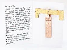 Carica l'immagine nel visualizzatore di Gallery, 18) KALIY’EL - 16 a 21 Giugno - Orecchino in bronzo satinato, orecchino bronzo satinato