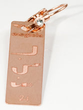 Carica l'immagine nel visualizzatore di Gallery, 21) NELKA’EL - Da 2 a 7 Luglio - Orecchino in bronzo satinato, orecchino bronzo satinato