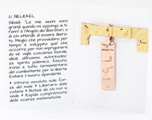 Carica l'immagine nel visualizzatore di Gallery, 21) NELKA’EL - Da 2 a 7 Luglio - Orecchino in bronzo satinato, orecchino bronzo satinato