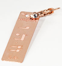 Carica l'immagine nel visualizzatore di Gallery, 24) HAHEWUYAH - 18 a 23 Luglio - Orecchino in bronzo satinato, orecchino bronzo satinato