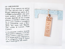 Carica l'immagine nel visualizzatore di Gallery, 28) SHE’EHAYAH - 8 a 14 Agosto - Orecchino in bronzo satinato, orecchino bronzo satinato