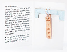 Carica l'immagine nel visualizzatore di Gallery, 33) YEHUWYAH - 3 a 8 Settembre - Orecchino in bronzo satinato, orecchino bronzo satinato