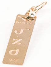 Carica l'immagine nel visualizzatore di Gallery, 45) SA’ALIYAH - 3 a 7 Novembre - Orecchino in bronzo satinato, orecchino bronzo satinato