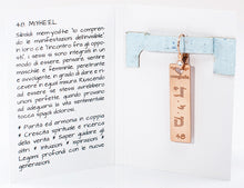 Carica l'immagine nel visualizzatore di Gallery, 48) MIYHE’EL - 18 a 22 Novembre - Orecchino in bronzo satinato, orecchino bronzo satinato