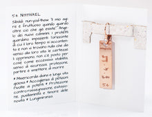 Carica l'immagine nel visualizzatore di Gallery, 54) NIYITHA’EL - 17 a 22 Dicembre - Orecchino in bronzo satinato, orecchino bronzo satinato