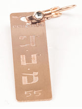 Carica l'immagine nel visualizzatore di Gallery, 55) MEBAHIYAH - 22 a 27 Dicembre - Orecchino in bronzo satinato, orecchino bronzo satinato