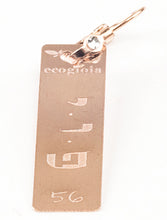 Carica l'immagine nel visualizzatore di Gallery, 56) PHUWIY’EL - 27 a 31 Dicembre - Orecchino in bronzo satinato, orecchino bronzo satinato