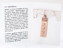 Carica l'immagine nel visualizzatore di Gallery, 59) HARAHE’EL - 11 a 15 Gennaio - Orecchino in bronzo satinato, orecchino bronzo satinato