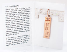 Carica l'immagine nel visualizzatore di Gallery, 65) DAMABIYAH - 9 a 14 Febbraio - Orecchino in bronzo satinato, orecchino bronzo satinato