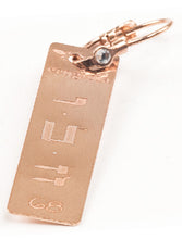 Carica l'immagine nel visualizzatore di Gallery, 68) HABUWYAH - 1° Marzo cuspide - Orecchino in bronzo satinato, orecchino bronzo satinato