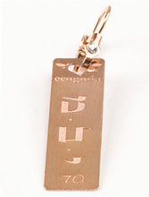 Carica l'immagine nel visualizzatore di Gallery, 70) YABAMIYAH - 6 a 11 Marzo - Orecchino in bronzo satinato, orecchino bronzo satinato