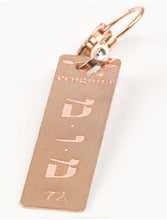 Carica l'immagine nel visualizzatore di Gallery, 72) MUWMIYAH - 16 a 21 Marzo - Orecchino in bronzo satinato, orecchino bronzo satinato