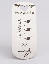 Carica l'immagine nel visualizzatore di Gallery, 22) YEYAY'EL - 8 a 12 Luglio - Pendente acciaio, pendente acciaio