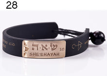 Carica l'immagine nel visualizzatore di Gallery, 28) SHE’EHAYAH - 8 a 14 Agosto, bracciale caucciù piastrina bronzo