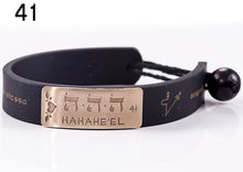 Carica l'immagine nel visualizzatore di Gallery, 41) HAHAHE’EL - 14 a 18 Ottobre, bracciale caucciù piastrina bronzo