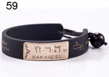 Carica l'immagine nel visualizzatore di Gallery, 59) HARAHE’EL - 11 a 15 Gennaio, bracciale caucciù piastrina bronzo