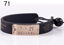 Carica l'immagine nel visualizzatore di Gallery, 71) e della Missione - 11 a 16 Marzo, bracciale caucciù piastrina bronzo