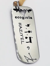 Carica l'immagine nel visualizzatore di Gallery, 09) HAZIY’EL - 1° al 5 Maggio - Pendente acciaio, pendente acciaio