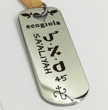 Carica l'immagine nel visualizzatore di Gallery, 45) SA’ALIYAH - 3 a 7 Novembre - Pendente acciaio, pendente acciaio