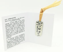 Carica l'immagine nel visualizzatore di Gallery, 68) HABUWYAH - 24 a 29 Febbraio - Pendente acciaio, pendente acciaio