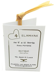 04) ELAMIYAH - 5 a 10 Aprile - Packaging etichetta