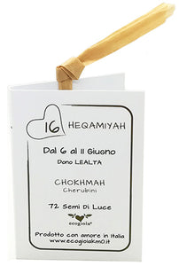 16) HEQAMIYAH - 6 a 11 Giugno - Packaging etichetta