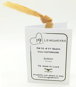 19) LEWUWIYAH - 22 a 27 Giugno - Packaging etichetta